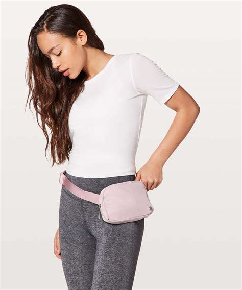 lululemon hot pink belt bag|lululemon fuzzy pink belt bag.